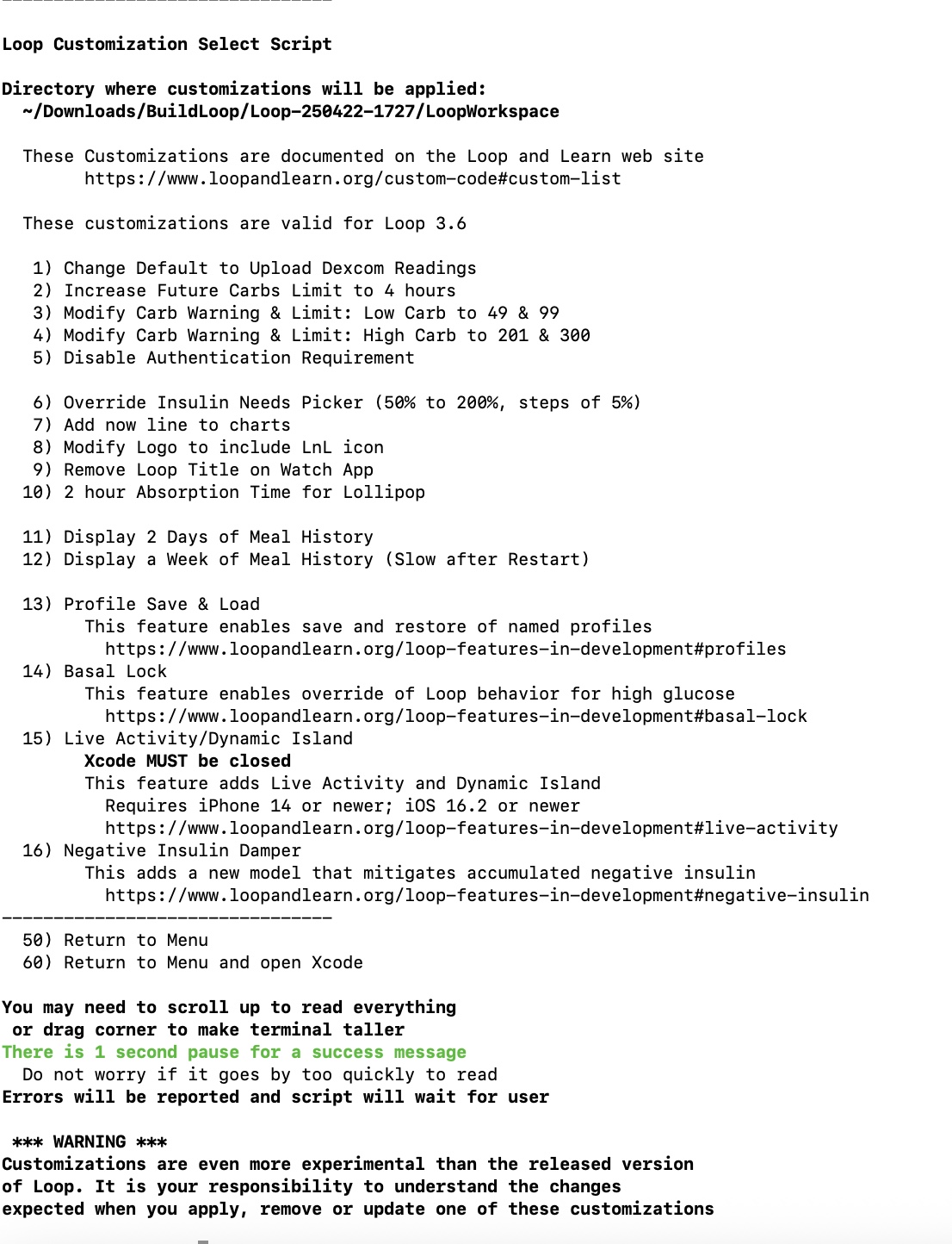 Build Select Loop 3.4<br />
